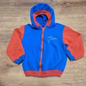 🇺🇸 Vintage Blue and Red Kids Dale Jarett Hoodie 4t